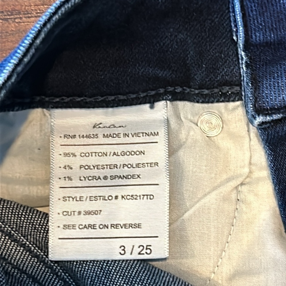 KanCan high rise straight leg jeans size 3/25 - Picture 4 of 4